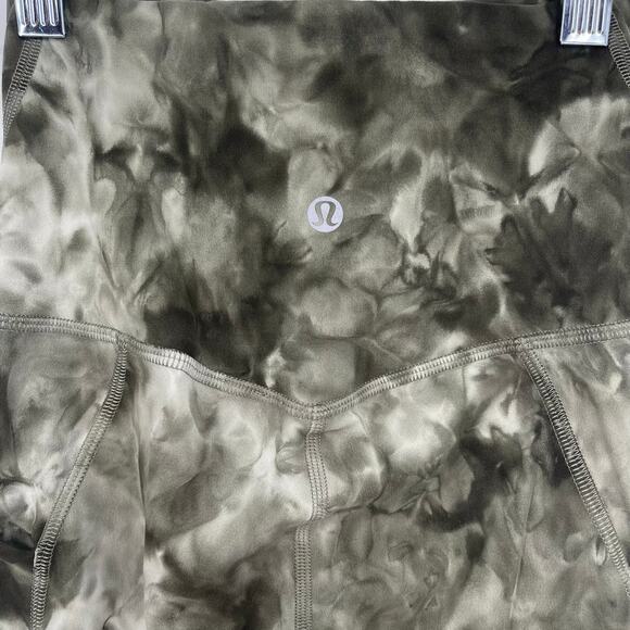 Lululemon Align Pant 23" Diamond Dye Light Sage Army Green Dark Olive Size 0 - Picture 3 of 6